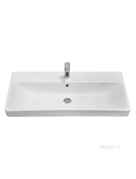 Купить Раковина Santek Адриана 90 отверстие под смеситель 1WH501629 (1wh501629) по цене 7641.5 руб., в Санкт-Петебруге в интернет магазине 100-Систем, а также дургие товары SANTEK из раздела Встраиваемые раковины и Раковины и пьедесталы