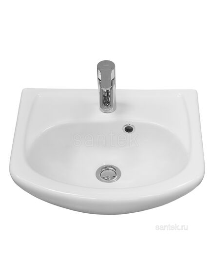 Купить Раковина Santek Акванью 45 отверстие под смеситель 1WH110150 (1wh110150) по цене 2050.45 руб., в Санкт-Петебруге в интернет магазине 100-Систем, а также дургие товары SANTEK из раздела Встраиваемые раковины и Раковины и пьедесталы