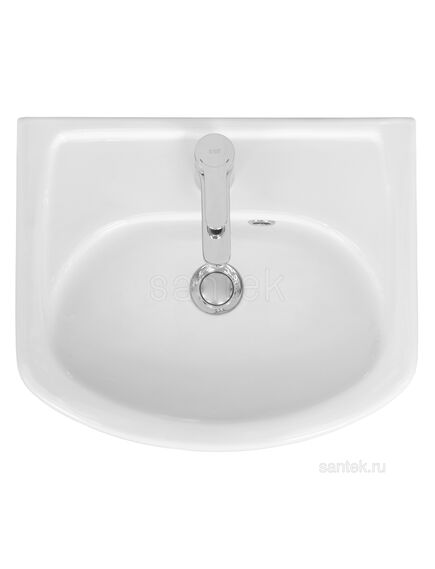 Купить Раковина Santek Акванью 45 отверстие под смеситель 1WH110150 (1wh110150) по цене 2050.45 руб., в Санкт-Петебруге в интернет магазине 100-Систем, а также дургие товары SANTEK из раздела Встраиваемые раковины и Раковины и пьедесталы