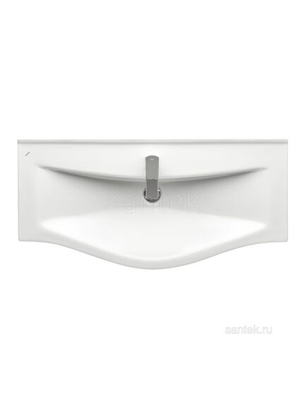 Купить Раковина Santek Беверли 100 отверстие под смеситель 1WH302502 (1wh302502) по цене 10495.7 руб., в Санкт-Петебруге в интернет магазине 100-Систем, а также дургие товары SANTEK из раздела Встраиваемые раковины и Раковины и пьедесталы