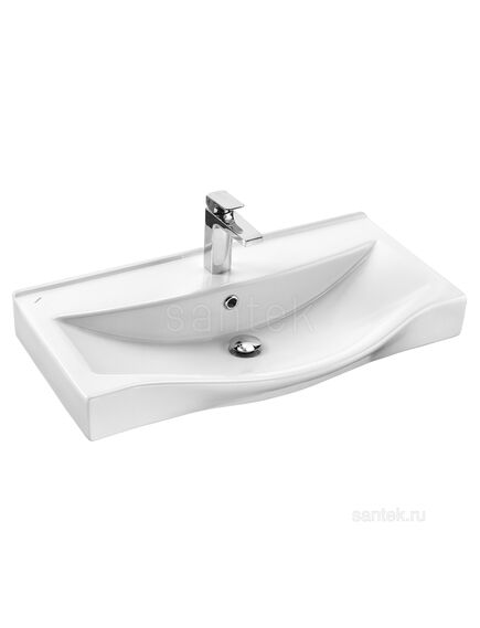Купить Раковина Santek Беверли 80 отверстие под смеситель 1WH302422 (1wh302422) по цене 7200 руб., в Санкт-Петебруге в интернет магазине 100-Систем, а также дургие товары SANTEK из раздела Встраиваемые раковины и Раковины и пьедесталы Купить Раковина Santek Беверли 80 отверстие под смеситель 1WH302422 (1wh302422) по цене 7200 руб., в Санкт-Петебруге в интернет магазине 100-Систем, а также дургие товары SANTEK из раздела Встраиваемые раковины и Раковины и пьедесталы