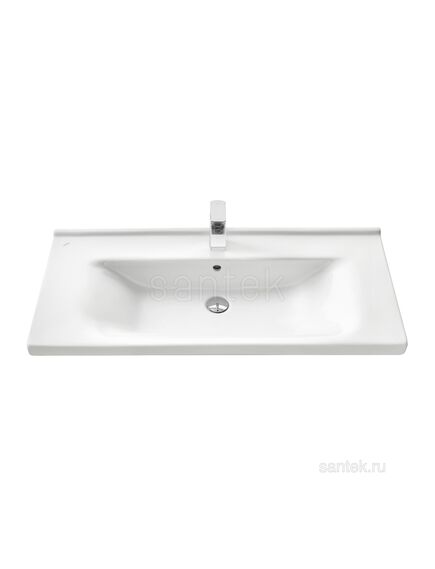 Купить Раковина Santek Миранда 100 отверстие под смеситель 1WH302249 (1wh302249) по цене 8109 руб., в Санкт-Петебруге в интернет магазине 100-Систем, а также дургие товары SANTEK из раздела Встраиваемые раковины и Раковины и пьедесталы