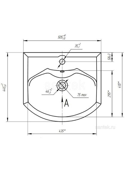 Купить Раковина AQUATON Смайл 50 1WH207781 (1wh207781) по цене 2832.5 руб., в Санкт-Петебруге в интернет магазине 100-Систем, а также дургие товары AQUATON из раздела Встраиваемые раковины и Раковины и пьедесталы
