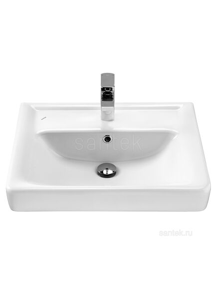 Купить Раковина Santek Тигода 60 отверстие под смеситель 1WH302082 (1wh302082) по цене 7405.7 руб., в Санкт-Петебруге в интернет магазине 100-Систем, а также дургие товары SANTEK из раздела Встраиваемые раковины и Раковины и пьедесталы