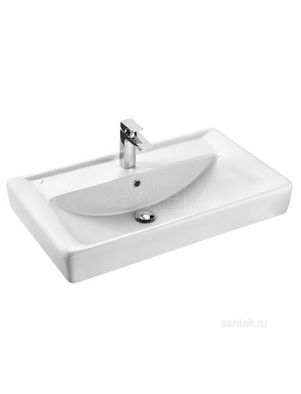 Купить Раковина Santek Тигода 80 отверстие под смеситель 1WH302084 (1wh302084) по цене 10495.7 руб., в Санкт-Петебруге в интернет магазине 100-Систем, а также дургие товары SANTEK из раздела Встраиваемые раковины и Раковины и пьедесталы