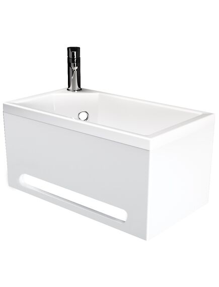 Купить 1Marka Панель с раковиной Tiny XS MINI L (у86733) по цене 7630 руб., в Санкт-Петебруге в интернет магазине 100-Систем, а также дургие товары 1MARKA из раздела Тумбы с умывальником и Мебель для ванной комнаты