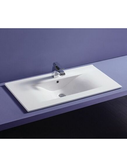 Купить CeramaLux N JY-807-60 Раковина врезная 910*460*170 (JY-807-90) по цене 12050 руб., в Санкт-Петебруге в интернет магазине 100-Систем, а также дургие товары CeramaLux из раздела Встраиваемые раковины и Раковины и пьедесталы