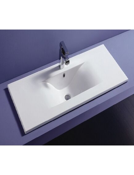 Купить Раковина CeramaLux 121 JY-807-120 Белая (JY-807-120) по цене 25800 руб., в Санкт-Петебруге в интернет магазине 100-Систем, а также дургие товары CeramaLux из раздела Встраиваемые раковины и Раковины и пьедесталы