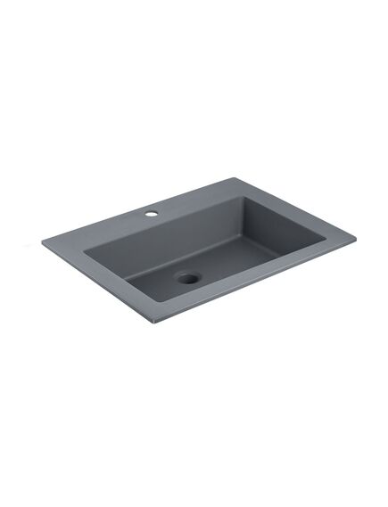 Купить Раковина VCB-13600G из кварца, цвет серый, , шт (vcb-13600g) по цене 11732.5 руб., в Санкт-Петебруге в интернет магазине 100-Систем, а также дургие товары Vincea из раздела Встраиваемые раковины и Раковины и пьедесталы