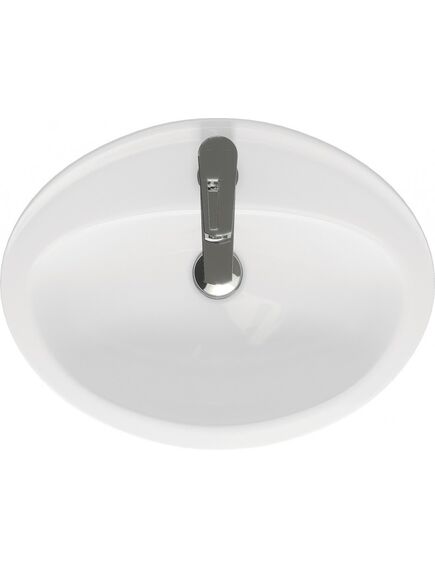 Купить Раковина Cersanit Calla 54 UM-CL/1 Белая (s-um-cl/1-w) по цене 4290 руб., в Санкт-Петебруге в интернет магазине 100-Систем, а также дургие товары CERSANIT из раздела Встраиваемые раковины и Раковины и пьедесталы