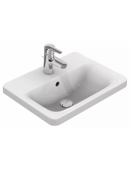 Купить Умывальник Ideal Standard CONNECT E504301 прямоугольный встраиваемый под столешницу (E504301) по цене 26046.88 руб., в Санкт-Петебруге в интернет магазине 100-Систем, а также дургие товары IDEAL STANDARD из раздела Встраиваемые раковины и Раковины и пьедесталы