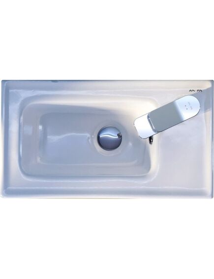 Купить M85AWCC0452WG64 X-Joy, Раковина мебельная, керамическая, 45 см, встроенная, цвет: белый, глянец (m85awcc0452wg64) по цене 7990 руб., в Санкт-Петебруге в интернет магазине 100-Систем, а также дургие товары AM.PM из раздела Встраиваемые раковины и Раковины и пьедесталы
