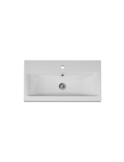 Купить Раковина AM.PM Gem 76 M90WCC0752WG Белая (m90wcc0752wg) по цене 12590 руб., в Санкт-Петебруге в интернет магазине 100-Систем, а также дургие товары AM.PM из раздела Встраиваемые раковины и Раковины и пьедесталы