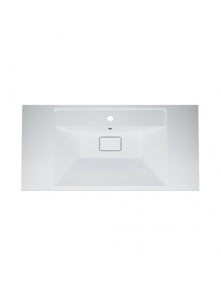 Купить M50AWPX1001WG INSPIRE V2.0, раковина мебельная , искусственный мрамор, со сливом-переливом, 100 см (m50awpx1001wg) по цене 73890 руб., в Санкт-Петебруге в интернет магазине 100-Систем, а также дургие товары AM.PM из раздела Встраиваемые раковины и Раковины и пьедесталы