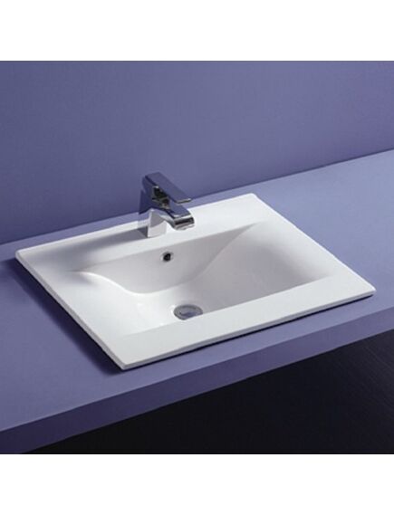 Купить CeramaLux N JY-807-60 Раковина врезная 610*460*170 (jy-807-60) по цене 8000 руб., в Санкт-Петебруге в интернет магазине 100-Систем, а также дургие товары CeramaLux из раздела Встраиваемые раковины и Раковины и пьедесталы