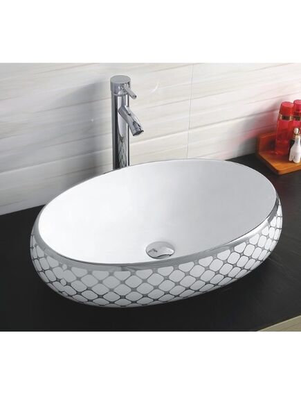 Купить CeramaLux NC 262 Раковина накладная  59 см (262) по цене 6800 руб., в Санкт-Петебруге в интернет магазине 100-Систем, а также дургие товары CeramaLux из раздела Накладные раковины и Раковины и пьедесталы