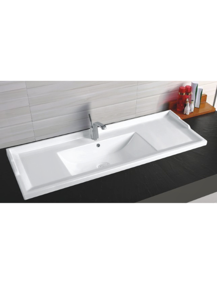 Купить CeramaLux NY J840-80 Раковина встраиваемая сверху  80 см (NYJ840-80) по цене 11200 руб., в Санкт-Петебруге в интернет магазине 100-Систем, а также дургие товары CeramaLux из раздела Встраиваемые раковины и Раковины и пьедесталы