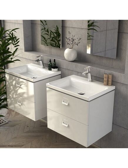 Купить Умывальник Ravak Comfort 800 (xjx01280001) по цене 32457 руб., в Санкт-Петебруге в интернет магазине 100-Систем, а также дургие товары RAVAK из раздела Встраиваемые раковины и Раковины и пьедесталы