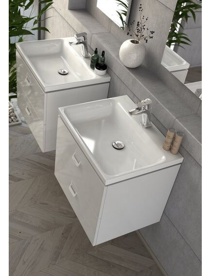 Купить Умывальник Ravak Comfort 800 (xjx01280001) по цене 32457 руб., в Санкт-Петебруге в интернет магазине 100-Систем, а также дургие товары RAVAK из раздела Встраиваемые раковины и Раковины и пьедесталы