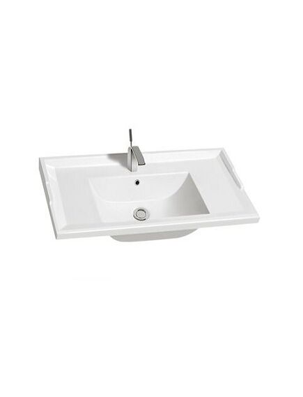 Купить CeramaLux NY J840-70 Раковина встраиваемая сверху  70 см (nyj840-70) по цене 10800 руб., в Санкт-Петебруге в интернет магазине 100-Систем, а также дургие товары CeramaLux из раздела Встраиваемые раковины и Раковины и пьедесталы