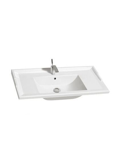 Купить CeramaLux NY J840-90 Раковина встраиваемая сверху  90 см (nyj840-90) по цене 14100 руб., в Санкт-Петебруге в интернет магазине 100-Систем, а также дургие товары CeramaLux из раздела Встраиваемые раковины и Раковины и пьедесталы