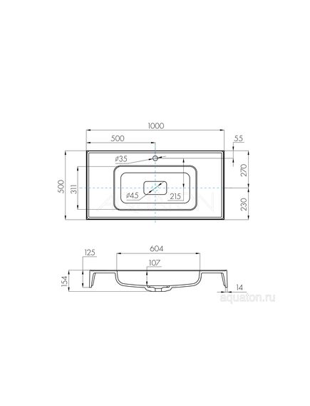Купить Раковина AQUATON Ричмонд 100 1A70603KRD010 (1a70603krd010) по цене 24091.7 руб., в Санкт-Петебруге в интернет магазине 100-Систем, а также дургие товары AQUATON из раздела Накладные раковины и Раковины и пьедесталы