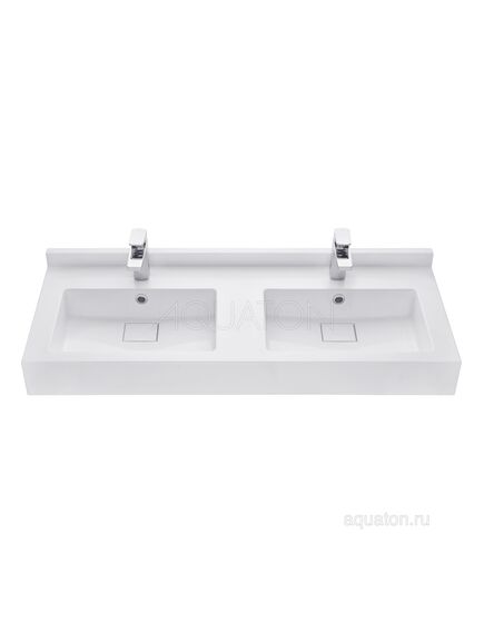 Купить Раковина AQUATON Сакура 120 1A72433KSK010 2 чаши (1a72433ksk010) по цене 37172.7 руб., в Санкт-Петебруге в интернет магазине 100-Систем, а также дургие товары AQUATON из раздела Накладные раковины и Раковины и пьедесталы