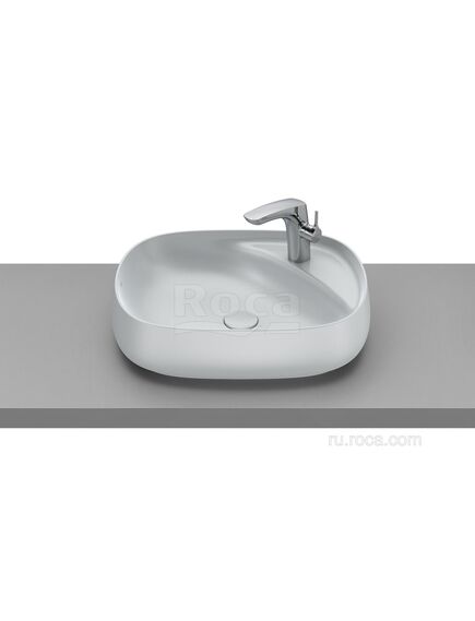 Купить Раковина Roca Beyond 56х43 3270B8630 Pearl (3270b8630) по цене 47986.77 руб., в Санкт-Петебруге в интернет магазине 100-Систем, а также дургие товары ROCA из раздела Накладные раковины и Раковины и пьедесталы