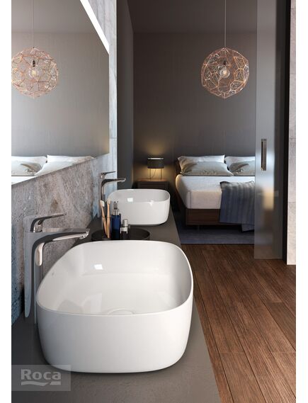 Купить Раковина Roca Inspira Soft 37х50 327500000 (327500000) по цене 32295.77 руб., в Санкт-Петебруге в интернет магазине 100-Систем, а также дургие товары ROCA из раздела Накладные раковины и Раковины и пьедесталы