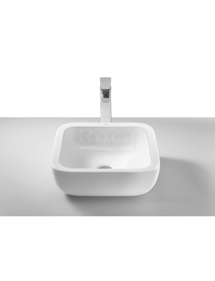 Купить Раковина Roca Khroma 40х40 327654000 (327654000) по цене 25373.27 руб., в Санкт-Петебруге в интернет магазине 100-Систем, а также дургие товары ROCA из раздела Накладные раковины и Раковины и пьедесталы