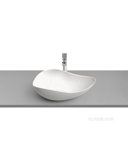 Купить Раковина Roca Ruy Ohtake накладная 540х375 белый матовый 327A13620 (327a13620) по цене 13374.27 руб., в Санкт-Петебруге в интернет магазине 100-Систем, а также дургие товары ROCA из раздела Накладные раковины и Раковины и пьедесталы