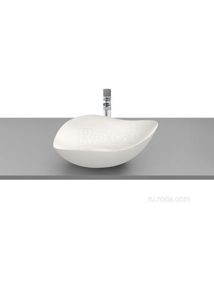 Купить Раковина Roca Ruy Ohtake накладная 540х375 жемчужный 327A13630 (327a13630) по цене 13374.27 руб., в Санкт-Петебруге в интернет магазине 100-Систем, а также дургие товары ROCA из раздела Накладные раковины и Раковины и пьедесталы