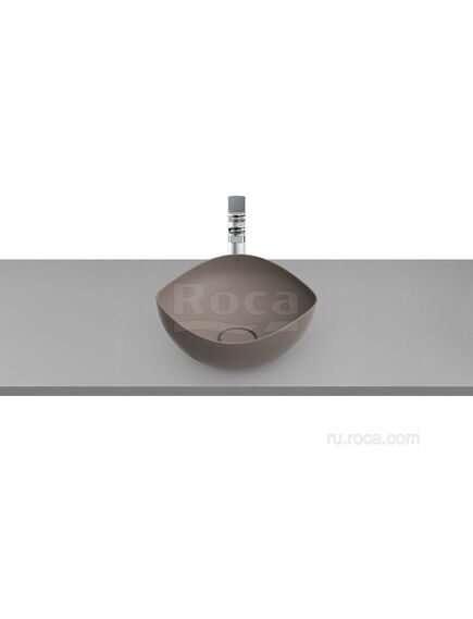 Купить Раковина Roca Ruy Ohtake накладная D375 кофейный 327A15660 (327a15660) по цене 11528.27 руб., в Санкт-Петебруге в интернет магазине 100-Систем, а также дургие товары ROCA из раздела Накладные раковины и Раковины и пьедесталы