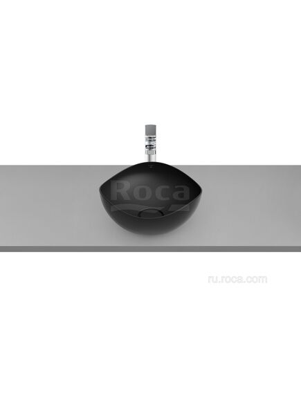 Купить Раковина Roca Ruy Ohtake накладная D375 оникс 327A15640 (327a15640) по цене 11528.27 руб., в Санкт-Петебруге в интернет магазине 100-Систем, а также дургие товары ROCA из раздела Накладные раковины и Раковины и пьедесталы
