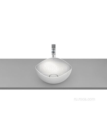 Купить Раковина Roca Ruy Ohtake накладная D375 жемчужный 327A15630 (327a15630) по цене 11528.27 руб., в Санкт-Петебруге в интернет магазине 100-Систем, а также дургие товары ROCA из раздела Накладные раковины и Раковины и пьедесталы