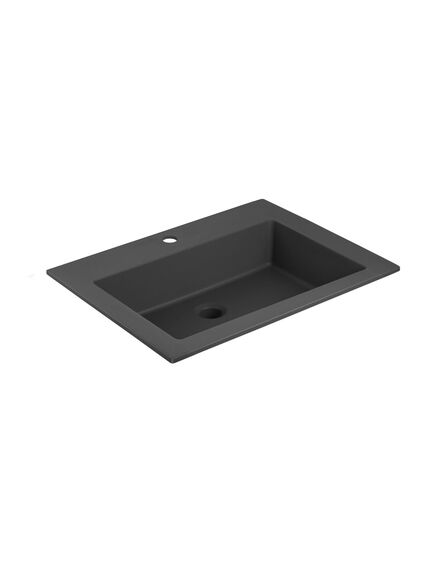 Купить Раковина VCB-13600B из кварца, цвет черный, , шт (vcb-13600b) по цене 11732.5 руб., в Санкт-Петебруге в интернет магазине 100-Систем, а также дургие товары Vincea из раздела Встраиваемые раковины и Раковины и пьедесталы