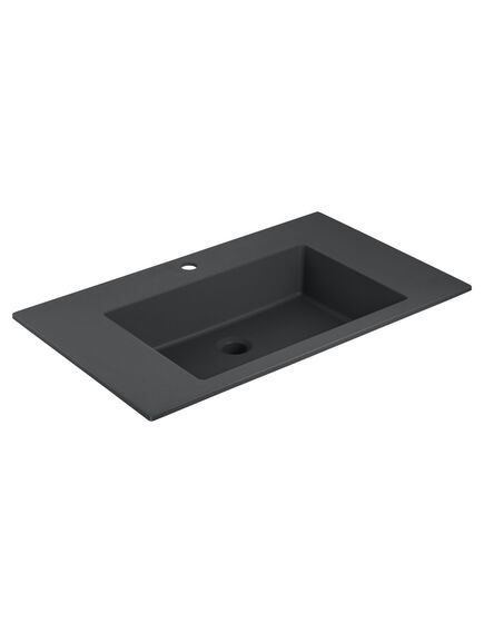 Купить Раковина VCB-13800B из кварца, цвет черный, , шт (VCB-13800B) по цене 13129 руб., в Санкт-Петебруге в интернет магазине 100-Систем, а также дургие товары Vincea из раздела Встраиваемые раковины и Раковины и пьедесталы