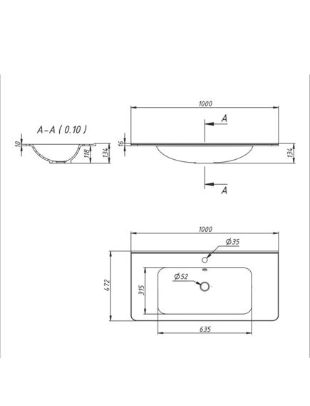 Купить Раковина VCB-2VP100W из искусственного камня, цвет белый, , шт (vcb-2vp100w) по цене 13556.5 руб., в Санкт-Петебруге в интернет магазине 100-Систем, а также дургие товары Vincea из раздела Встраиваемые раковины и Раковины и пьедесталы