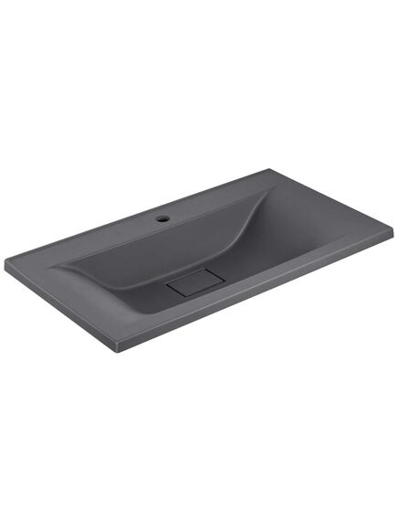 Купить Раковина VCB-3M900G из кварцевого камня, цвет серый, , шт (vcb-3m900g) по цене 14791.5 руб., в Санкт-Петебруге в интернет магазине 100-Систем, а также дургие товары Vincea из раздела Встраиваемые раковины и Раковины и пьедесталы
