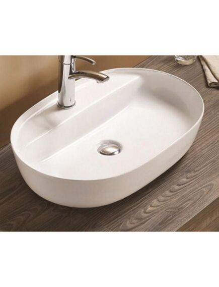 Купить CeramaLux 78325XS Раковина накладная 50 см (78325xs) по цене 8600 руб., в Санкт-Петебруге в интернет магазине 100-Систем, а также дургие товары CeramaLux из раздела Накладные раковины и Раковины и пьедесталы