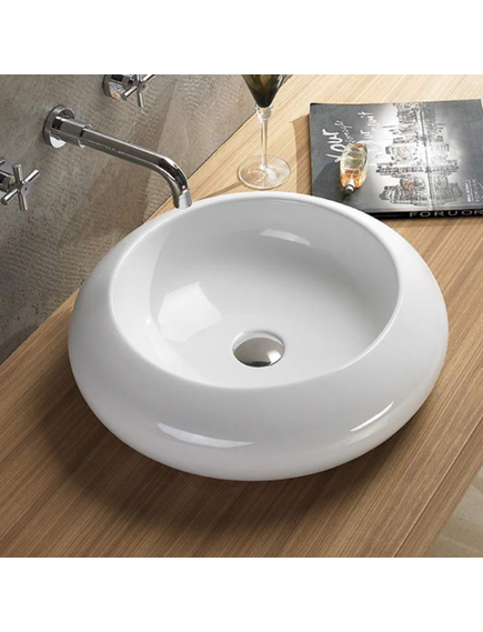 Купить CeramaLux N 7031В Раковина накладная  46 см (7031в) по цене 5400 руб., в Санкт-Петебруге в интернет магазине 100-Систем, а также дургие товары CeramaLux из раздела Накладные раковины и Раковины и пьедесталы