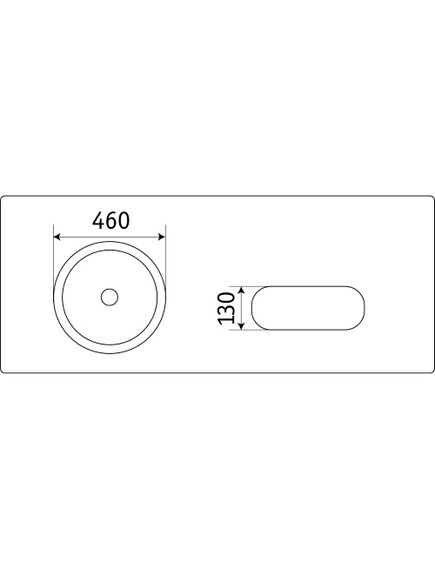 Купить CeramaLux N 7031В Раковина накладная  46 см (7031В) по цене 5400 руб., в Санкт-Петебруге в интернет магазине 100-Систем, а также дургие товары CeramaLux из раздела Накладные раковины и Раковины и пьедесталы