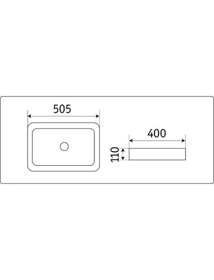 Купить CeramaLux N 7050K Раковина накладная  51 см (7050k) по цене 10900 руб., в Санкт-Петебруге в интернет магазине 100-Систем, а также дургие товары CeramaLux из раздела Накладные раковины и Раковины и пьедесталы