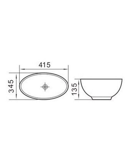 Купить Раковина-чаша CeramaLux 40 7138 Белая (7138) по цене 3400 руб., в Санкт-Петебруге в интернет магазине 100-Систем, а также дургие товары CeramaLux из раздела Накладные раковины и Раковины и пьедесталы