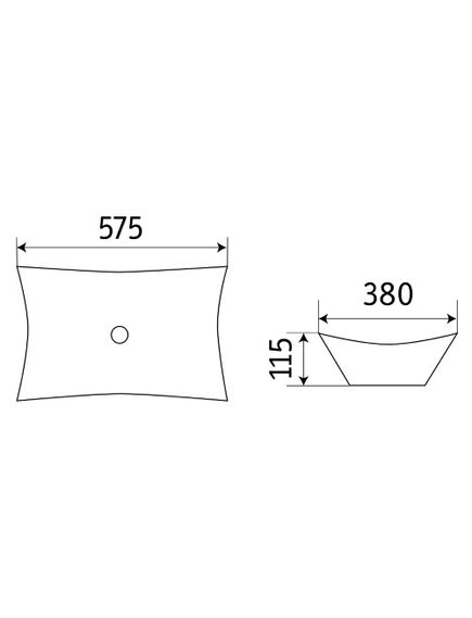 Купить CeramaLux N 7701B Раковина накладная  58 см (7701B) по цене 7100 руб., в Санкт-Петебруге в интернет магазине 100-Систем, а также дургие товары CeramaLux из раздела Накладные раковины и Раковины и пьедесталы