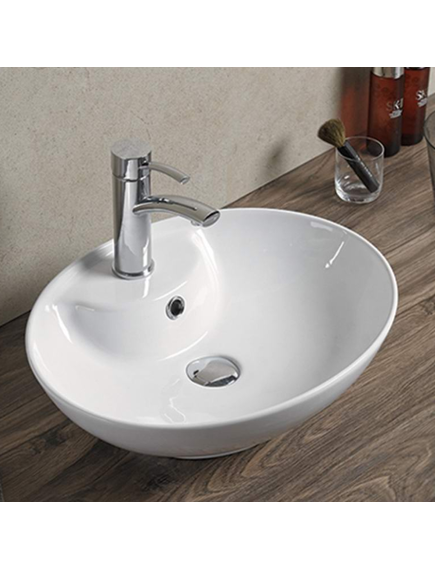 Купить Раковина-чаша CeramaLux 51 78197 Белая (78197) по цене 6100 руб., в Санкт-Петебруге в интернет магазине 100-Систем, а также дургие товары CeramaLux из раздела Накладные раковины и Раковины и пьедесталы