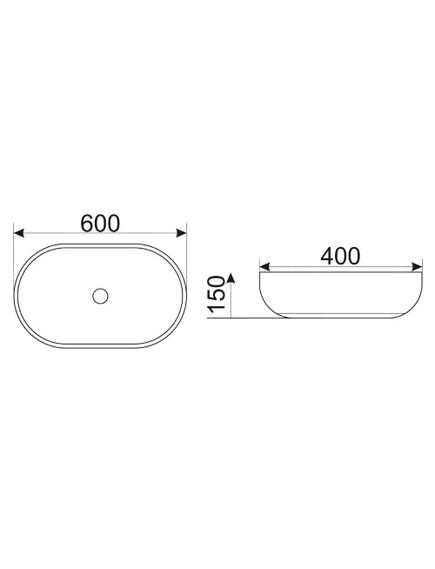 Купить CeramaLux N 9026А Раковина накладная  60 см (9026а) по цене 8400 руб., в Санкт-Петебруге в интернет магазине 100-Систем, а также дургие товары CeramaLux из раздела Накладные раковины и Раковины и пьедесталы