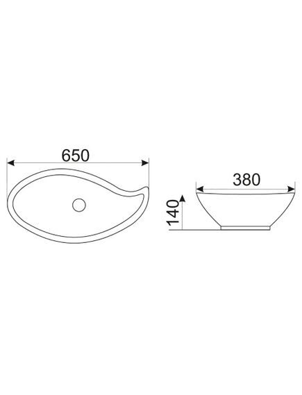 Купить CeramaLux N 9052 Раковина накладная 65 см (9052) по цене 12500 руб., в Санкт-Петебруге в интернет магазине 100-Систем, а также дургие товары CeramaLux из раздела Накладные раковины и Раковины и пьедесталы