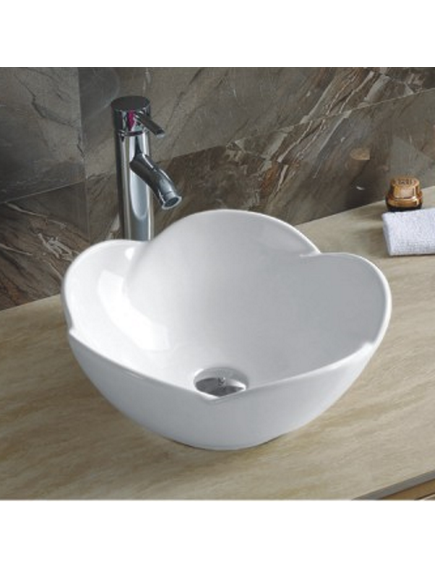 Купить CeramaLux N 9078 Раковина накладная 39 см (9078) по цене 4900 руб., в Санкт-Петебруге в интернет магазине 100-Систем, а также дургие товары CeramaLux из раздела Накладные раковины и Раковины и пьедесталы