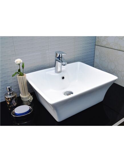 Купить CeramaLux N 9108 Раковина накладная  49 см (9108) по цене 6300 руб., в Санкт-Петебруге в интернет магазине 100-Систем, а также дургие товары CeramaLux из раздела Накладные раковины и Раковины и пьедесталы